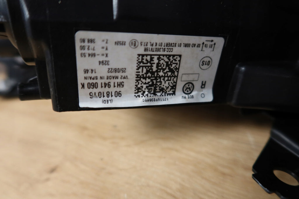 Frontscheinwerfer VW Golf VIII 5H1941060K LED Rechts Scheinwerfer Headlight SCH1771906365jg