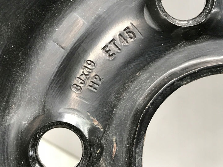 1x Alufelge 19 Zoll 8.0" 5x112 45ET Schwarz 1EA601027 Audi E-Tron Rim Wheel FEL7968834122ga