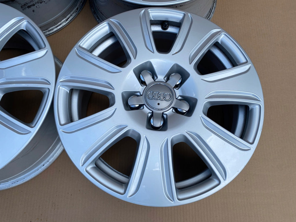 4x Alufelge 16 Zoll 6.5" 5x112 33ET Glanz Silber 8U0601025 Audi A4 A3 Rim Wheel