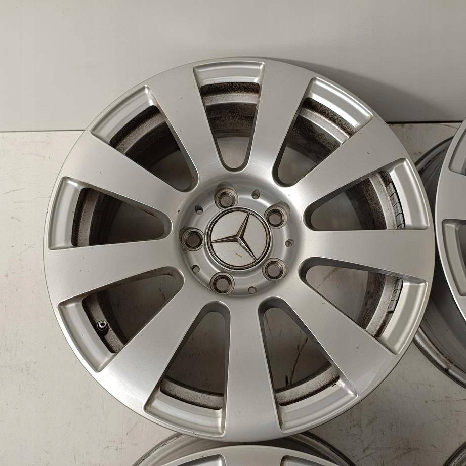4x Alufelge 16 Zoll 7.0" 5x112 38ET Glanz Silber A2124010002 Mercedes-Benz W212 FEL5812353975ao