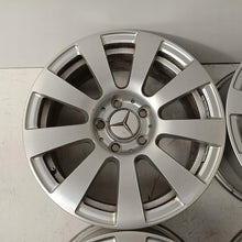 Laden Sie das Bild in den Galerie-Viewer, 4x Alufelge 16 Zoll 7.0" 5x112 38ET Glanz Silber A2124010002 Mercedes-Benz W212 FEL5812353975ao