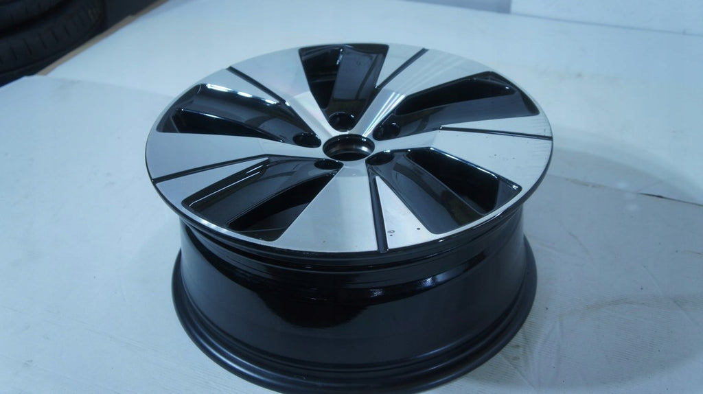 1x Alufelge 18 Zoll 7.5" 5x108 50,5ET Glanz Schwarz 31680403 Volvo Xc40