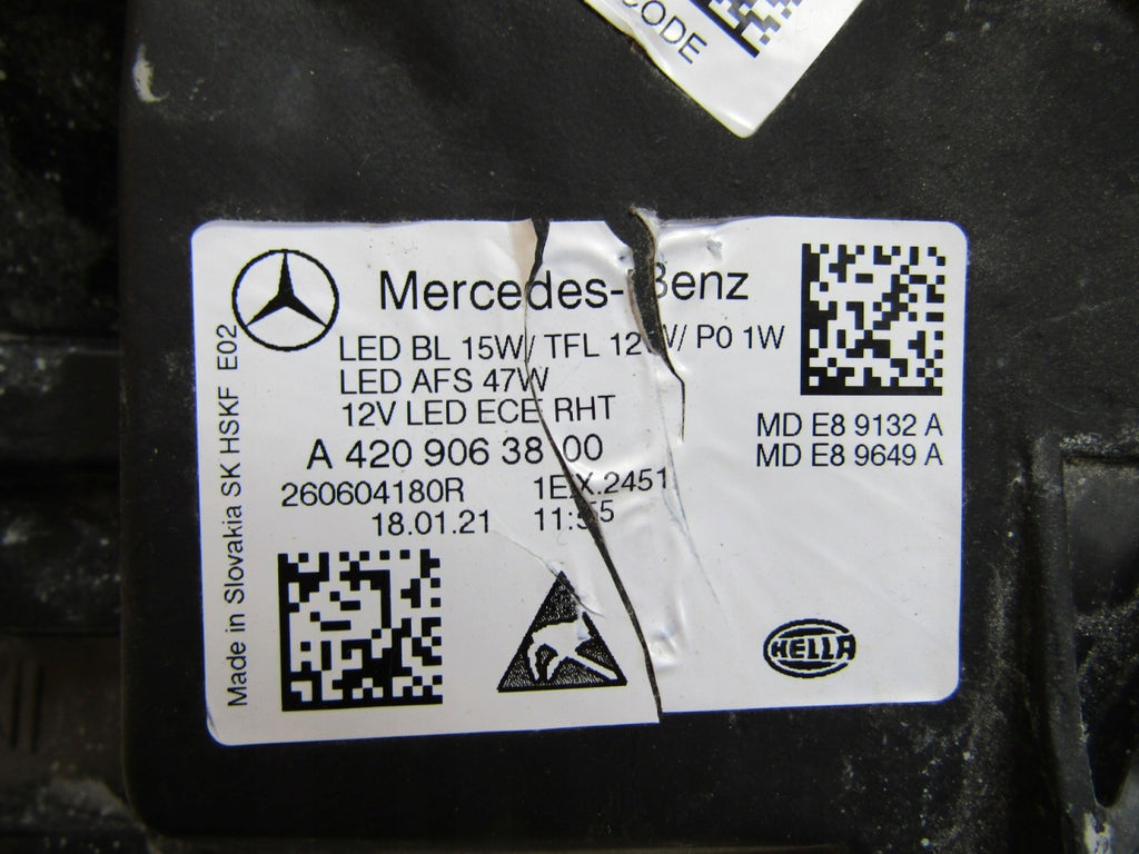 Frontscheinwerfer Mercedes-Benz Citan W420 A4209063800 LED Links Headlight SCH6369768450nf