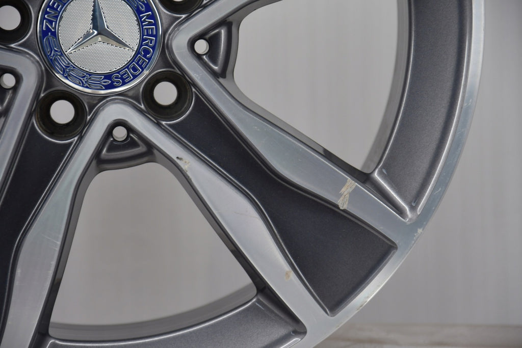 4x Alufelge 17 Zoll 7.0" 5x112 48ET Glanz Grau A2054010800 Mercedes-Benz A205 Mg FEL5280959148wt