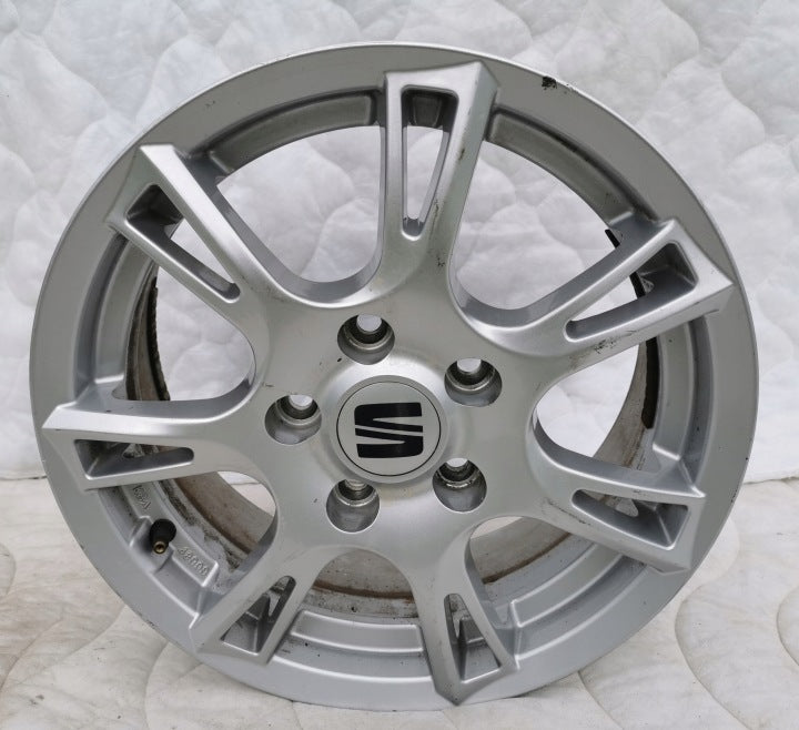 1x Alufelge 15 Zoll 6.0" 5x112 43ET SE016015 Seat Leon Rim Wheel FEL5651414890ub