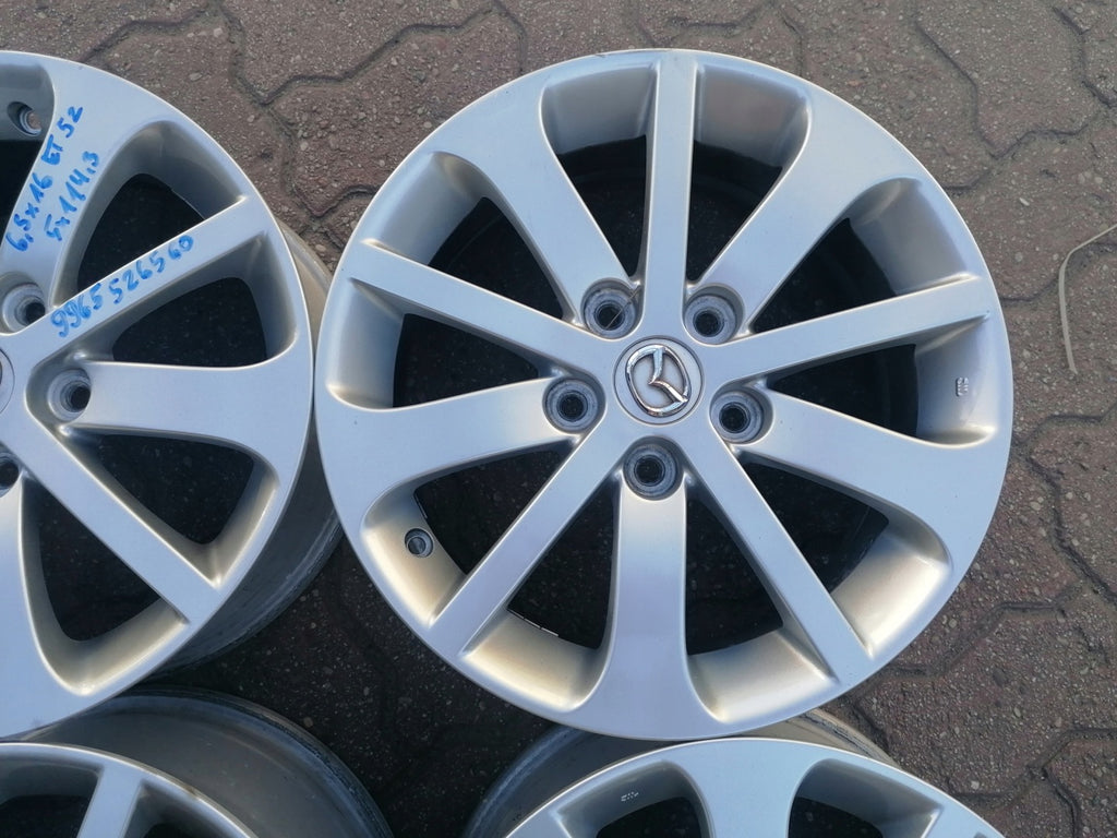 4x Alufelge 16 Zoll 6.5" 5x114.3 52 5ET 9965B66560 Mazda 3 5 Rim Wheel FEL3329095872pn
