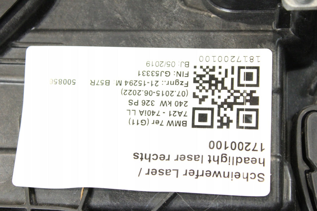 Frontscheinwerfer BMW G11 G12 7946776 Laser Rechts Scheinwerfer Headlight SCH5346583452kn