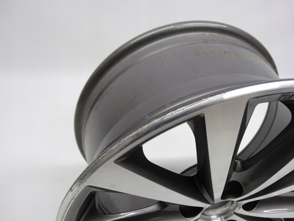 1x Alufelge 16 Zoll 7.0" 5x100 46ET Glanz Schwarz 6R0601025N VW Polo Rim Wheel FEL6489085088aq