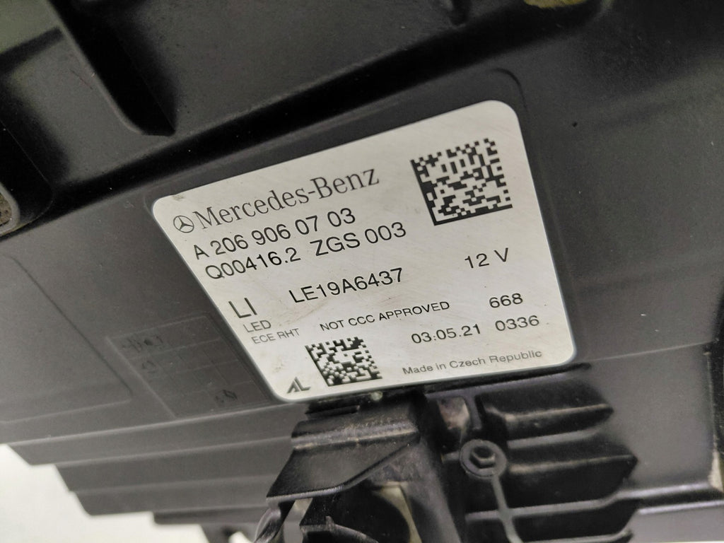 Frontscheinwerfer Mercedes-Benz W206 A2069060703 Full LED Links Headlight SCH8592928418oi