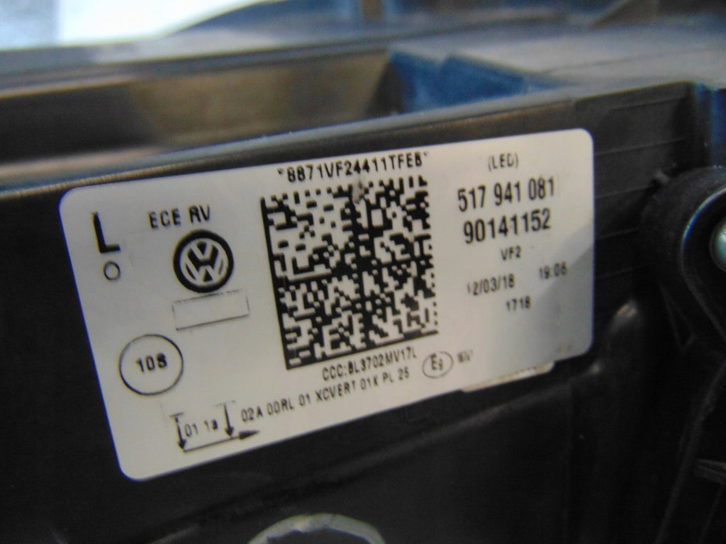 Frontscheinwerfer VW Golf Sportsvan 517941081 LED Links Scheinwerfer Headlight SCH3604361935gv