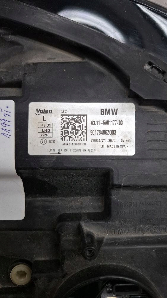 Frontscheinwerfer BMW X1 F48 90178486Z003 Links Scheinwerfer Headlight SCH8804935605ck