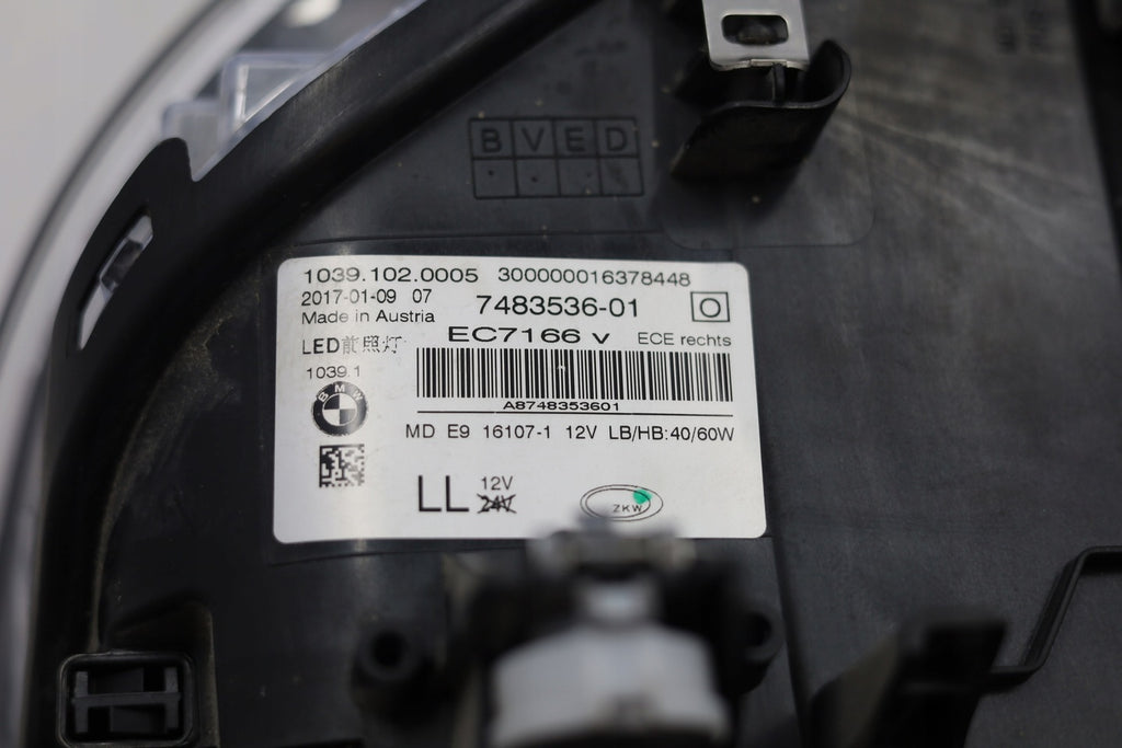 Frontscheinwerfer BMW G30 7483536 LED Rechts Scheinwerfer Headlight