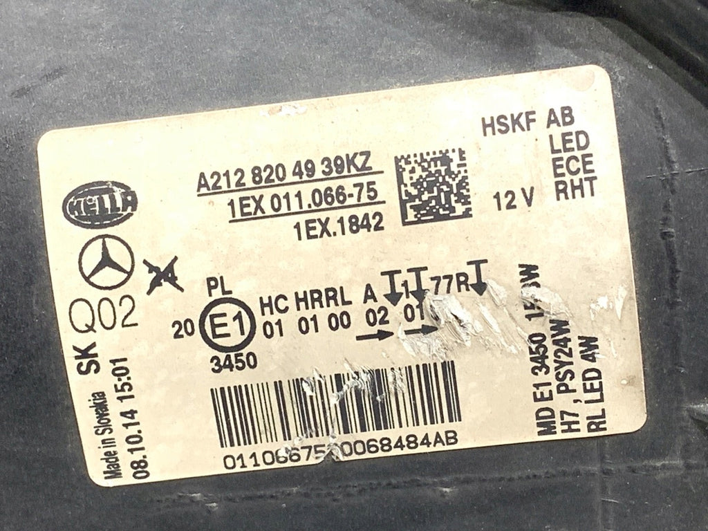 Frontscheinwerfer Mercedes-Benz S212 A2128204939 Links Scheinwerfer Headlight