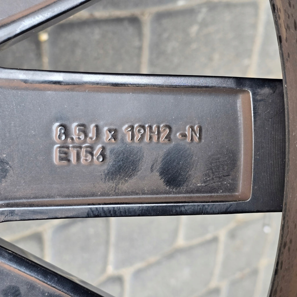 1x Alufelge 19 Zoll 8.5" 5x108 56ET Glanz Schwarz 32143628 Volvo Xc40 Rim Wheel FEL3819719379mb