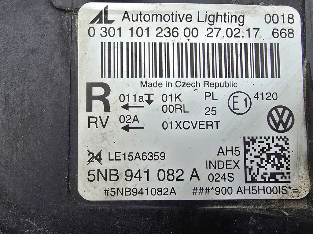 Frontscheinwerfer VW Tiguan 5NB941082A LED Rechts Scheinwerfer Headlight SCH3495210250yo