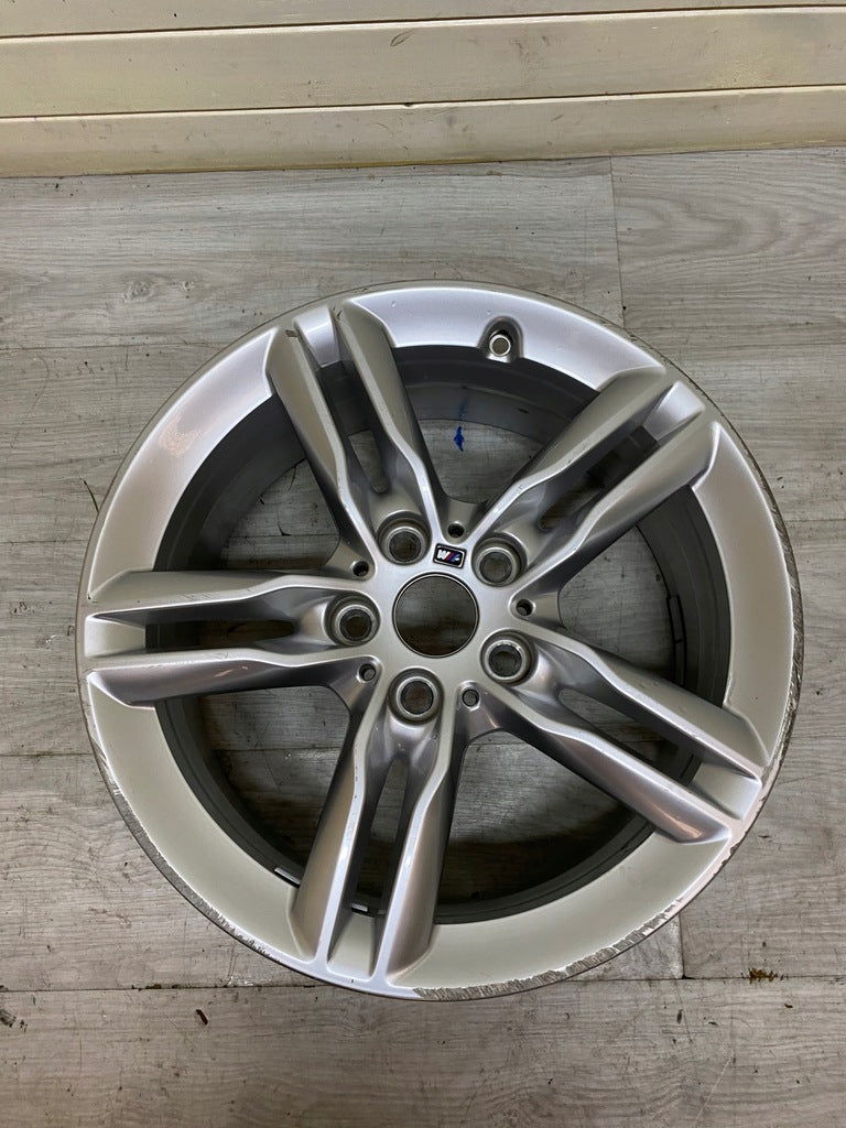 1x Alufelge 17 Zoll 8.0" 5x120 54ET Glanz Silber 7848601 BMW E83 E90 F26 F25 FEL3832985087mc