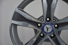 Laden Sie das Bild in den Galerie-Viewer, 4x Alufelge 17 Zoll 7.0" 5x112 48ET Glanz Grau A2054010800 Mercedes-Benz A205 Mg FEL5280959148wt