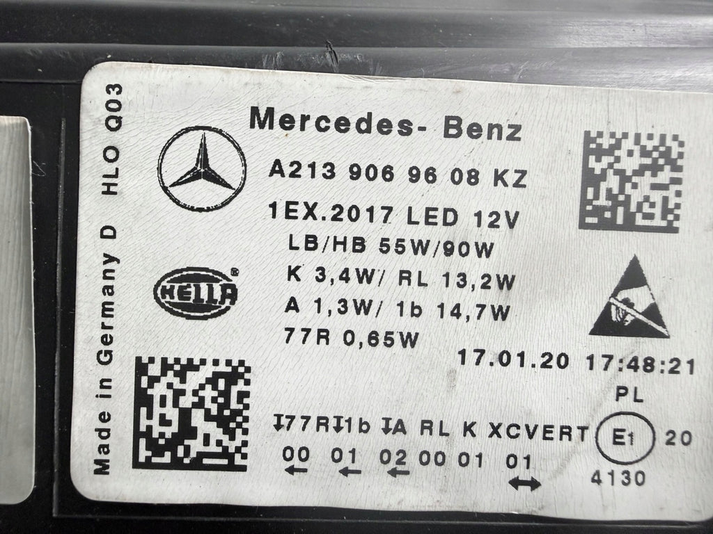 Frontscheinwerfer Mercedes-Benz W213 A2139069608 LED Rechts Headlight SCH5383792339ef