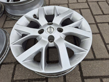 Load image into Gallery viewer, 4x Alufelge 15 Zoll 5.5" 4x100 40ET Glanz Silber 87169090 Nissan Micra I FEL7060816306ou