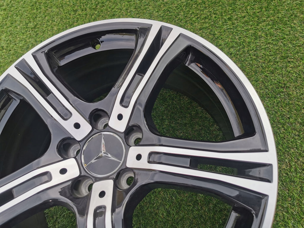 1x Alufelge 18 Zoll 8.0" 5x112 45ET Glanz Silber A2074011602 Mercedes-Benz Coupe FEL7306933697gg