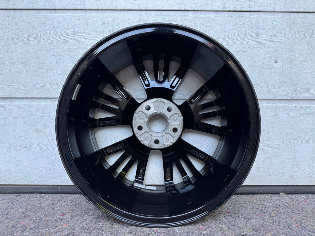 1x Alufelge 17 Zoll 7.0" 5x112 54ET Glanz Schwarz 5K0601025AS VW Golf VI I Caddy FEL7115469434oa