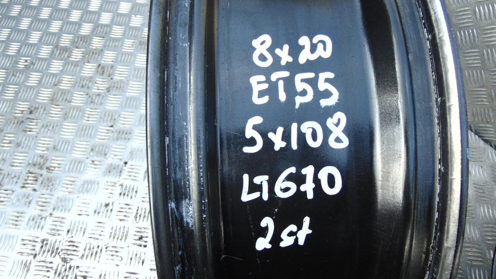 2x Alufelge 20 Zoll 8.0" 5x112 55ET LJ6C 2A Ford Rim Wheel FEL9673971953uo