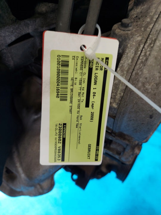 Motor Dacia Logan K4MA690 1.6 241TKm Benzin Engine Komplett MOT3408613653mj