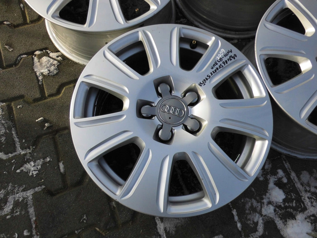 1x Alufelge 16 Zoll 6.5" 5x112 33ET Glanz Silber Audi Q3 Rim Wheel