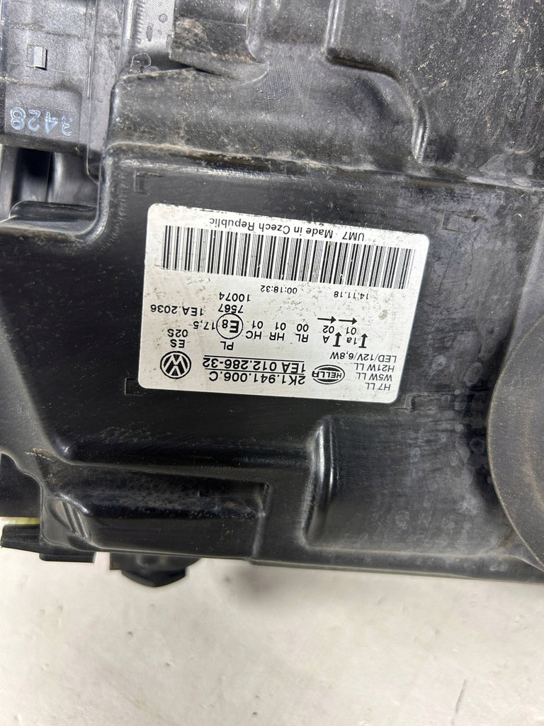 Frontscheinwerfer VW Caddy 2K1941006C Rechts Scheinwerfer Headlight SCH5659916552rb