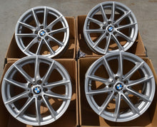 Load image into Gallery viewer, 4x Alufelge 17 Zoll 7.5" 5x112 27ET Glanz Silber 6868217 BMW 5 G30 G20 Rim Wheel FEL7737645814oi