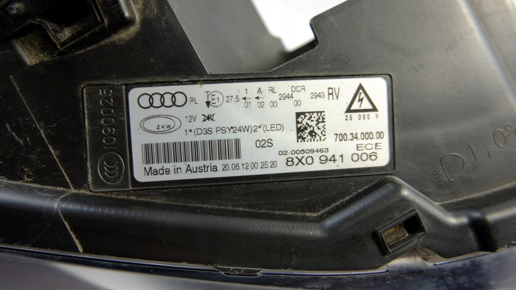 Frontscheinwerfer Audi A1 8X0941006 Xenon Rechts Scheinwerfer Headlight SCH2216284655fm