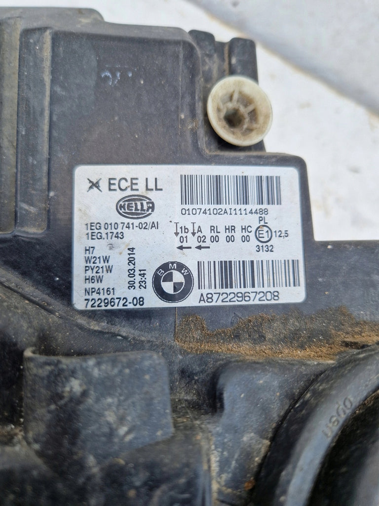 Frontscheinwerfer BMW F21 F20 7229672-08 Xenon Rechts Scheinwerfer Headlight SCH1617059635ur