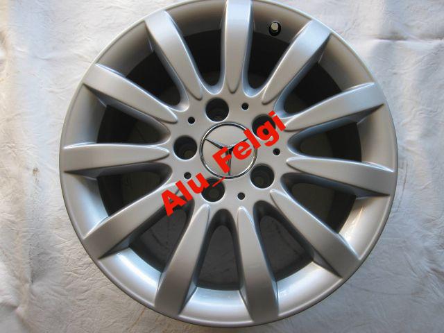 1x Alufelge 16 Zoll 7.5" 5x112 42ET Glanz Silber Mercedes-Benz Rim Wheel