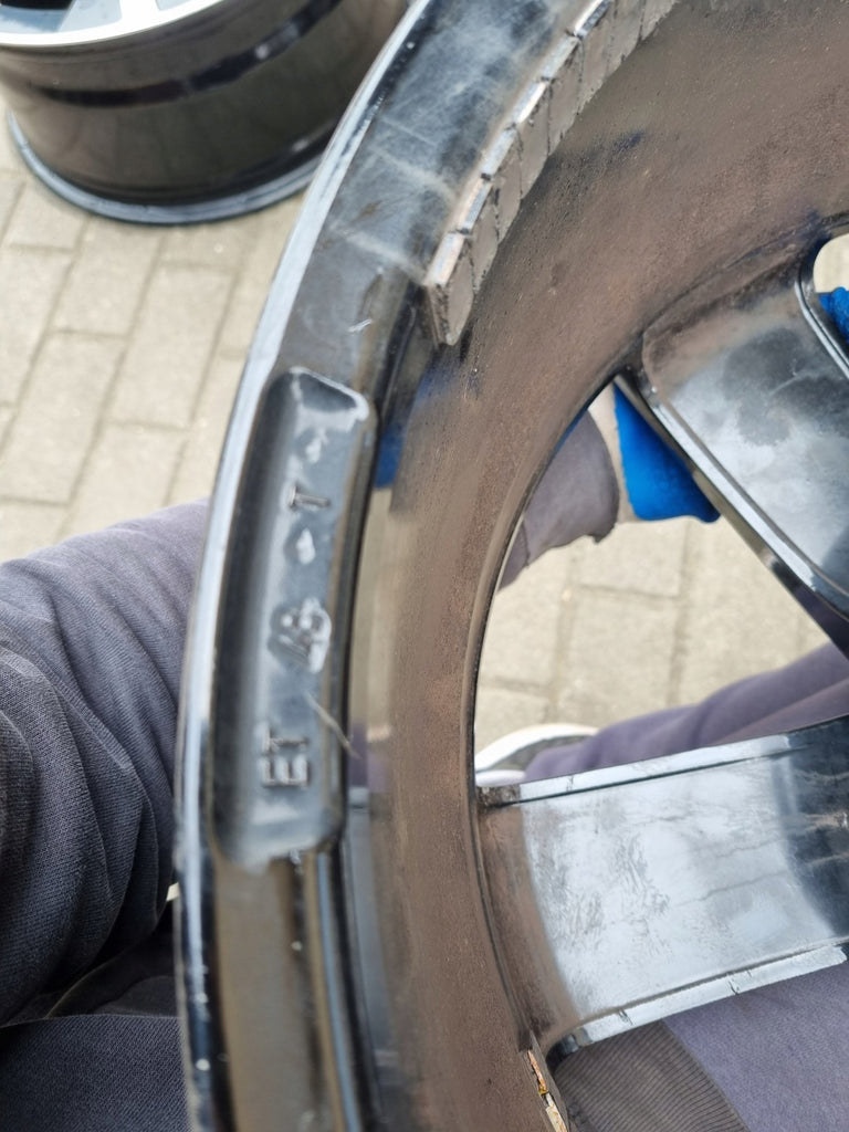 4x Alufelge 18 Zoll 7.5" 5x112 48ET Glanz Schwarz KBA53529 Audi I Rim Wheel FEL2797802650fm