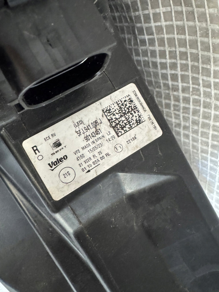 Frontscheinwerfer Seat Tarraco 5FJ941008J Full LED Rechts Scheinwerfer Headlight