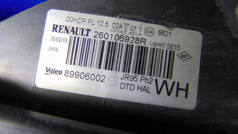 Frontscheinwerfer Renault Scenic 260106928R Rechts Scheinwerfer Headlight SCH3364207108lw