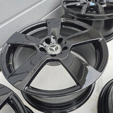 Load image into Gallery viewer, 4x Alufelge 18 Zoll 8.5" 5x112 48ET Glanz Schwarz A2124011402 Mercedes-Benz W212 FEL8032378297yq