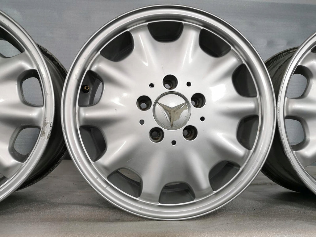 4x Alufelge 15 Zoll 7.0" 5x112 37ET 2104010102 Mercedes-Benz W124 W203 Rim Wheel