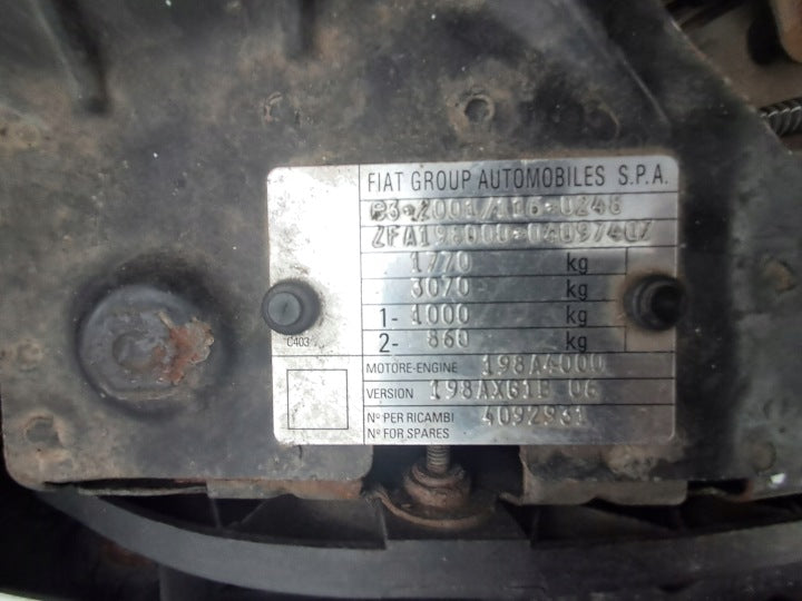 Motor Fiat Bravo II 198A4000 1.4 120PS 88kW 2008 Benzin Engine Unkomplett MOT7901053592pe