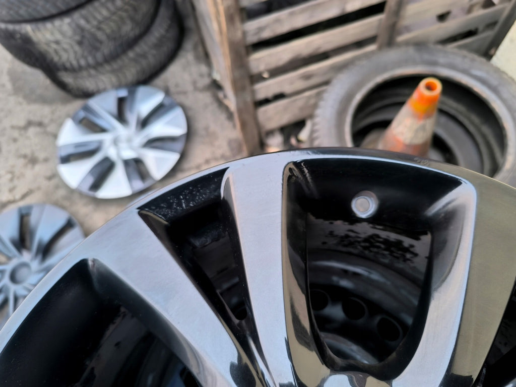 1x Alufelge 18 Zoll 7.0" 5x114.3 45ET Glanz Schwarz 9965787080 Mazda 3 Rim Wheel FEL6316659416ej