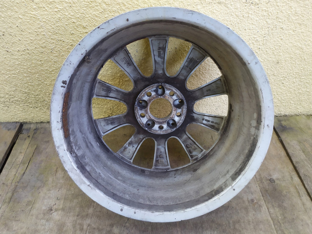 1x Alufelge 18 Zoll 8.0" 5x112 56ET Glanz Silber A1664010602 Mercedes-Benz W166