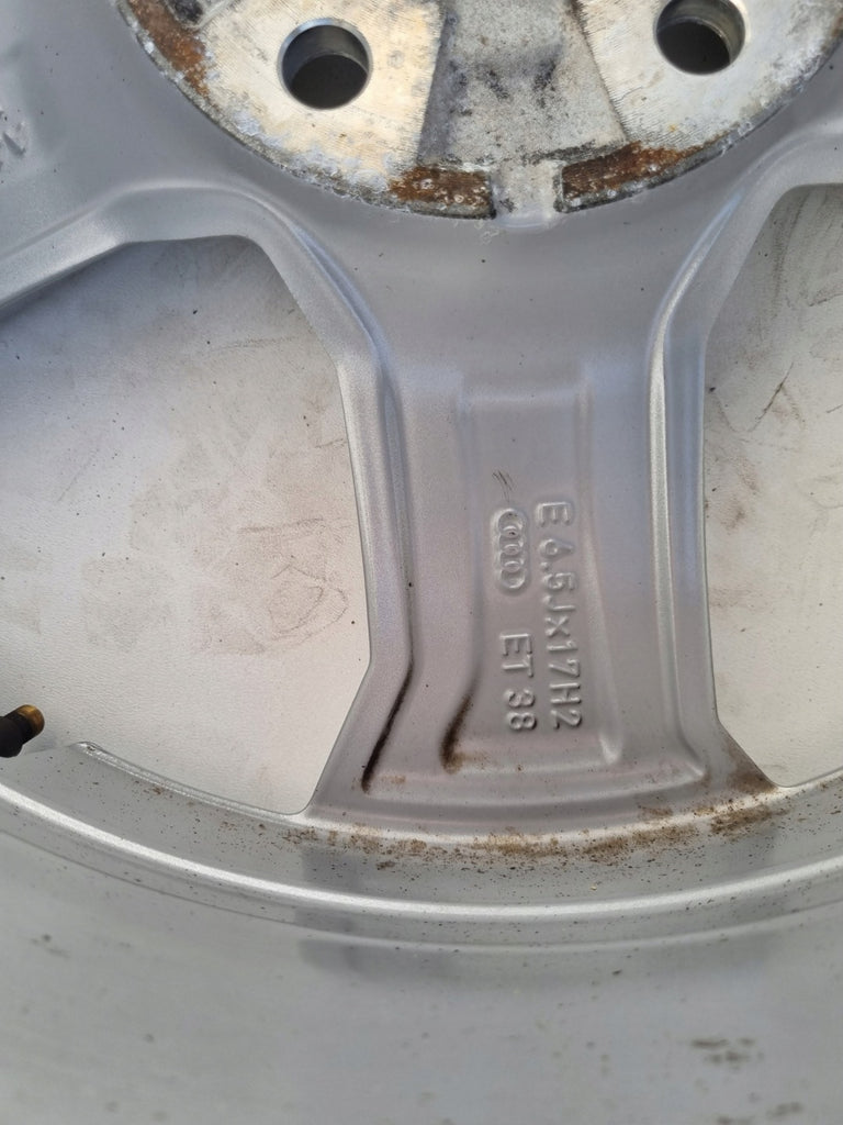 4x Alufelge 17 Zoll 6.5" 5x112 38ET Glanz Silber 83A0714978Z8 Audi B7 Rim Wheel FEL6849646512nw