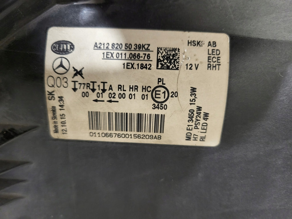 Frontscheinwerfer Mercedes-Benz W212 A2128205039 LED Rechts Headlight SCH8095583697vh