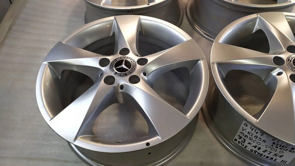 4x Alufelge 17 Zoll 7.0" 5x112 51ET A4474012200 Mercedes-Benz Marco Polo FEL7367861057tq