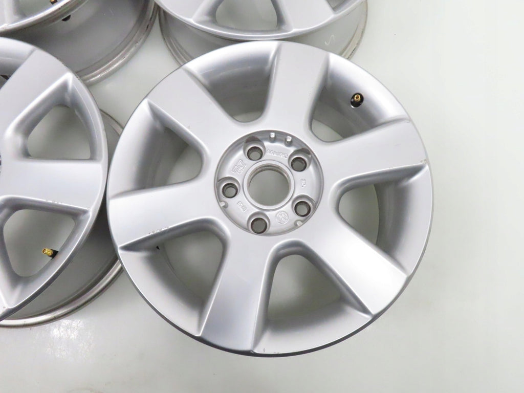 4x Alufelge 16 Zoll 6.5" 5x112 50ET Matt Grau 1T0601025C VW Passat Golf I FEL8008983502lh