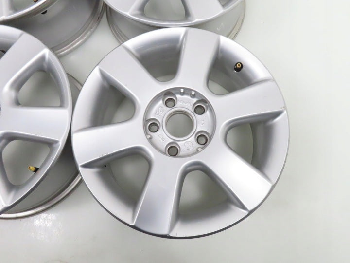 4x Alufelge 16 Zoll 6.5" 5x112 50ET Matt Grau 1T0601025C VW Passat Golf I FEL8008983502lh