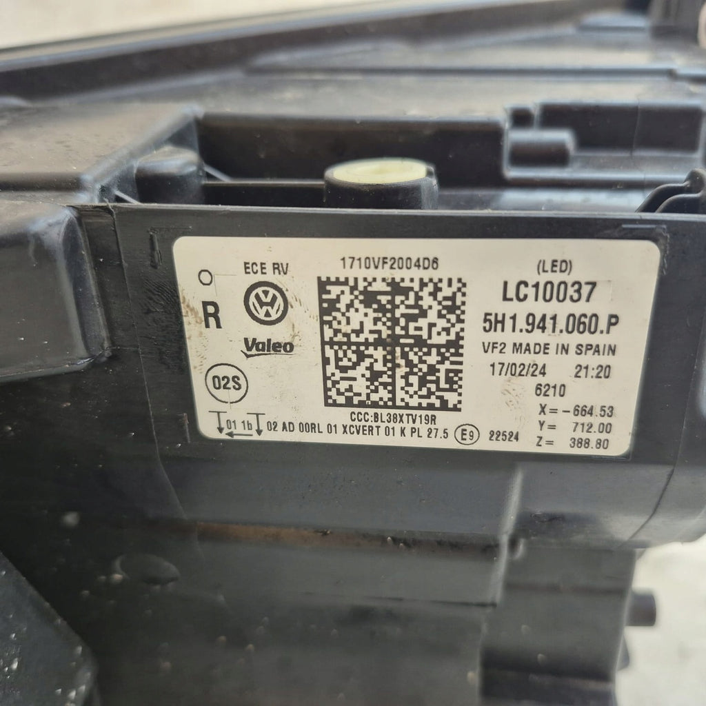 Frontscheinwerfer VW Golf VIII 5H1941060P Rechts Scheinwerfer Headlight SCH6255973645dz