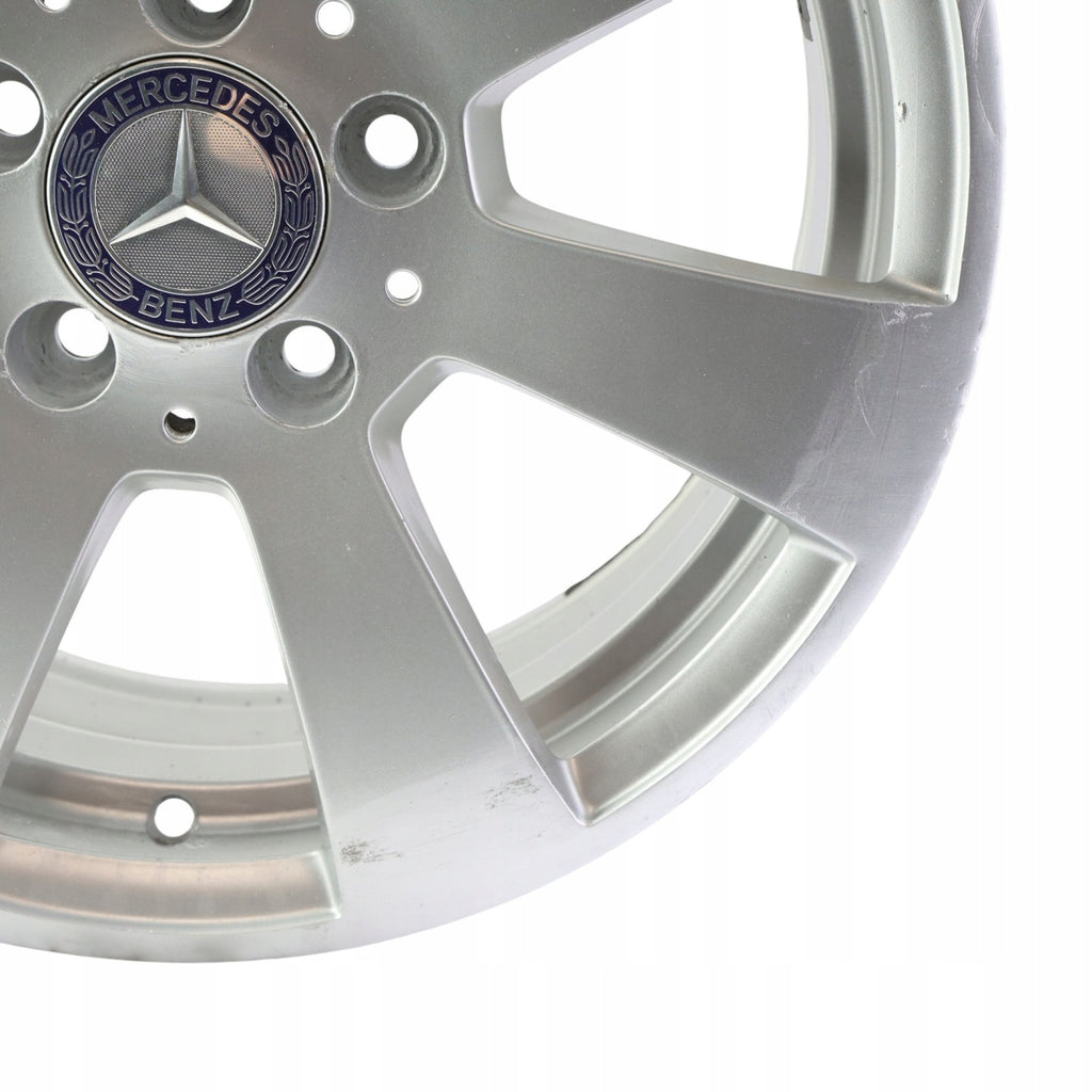 1x Alufelge 15 Zoll 7.0" 5x112 43ET Glanz Silber A2044011102 Mercedes-Benz W204 FEL7239980420he