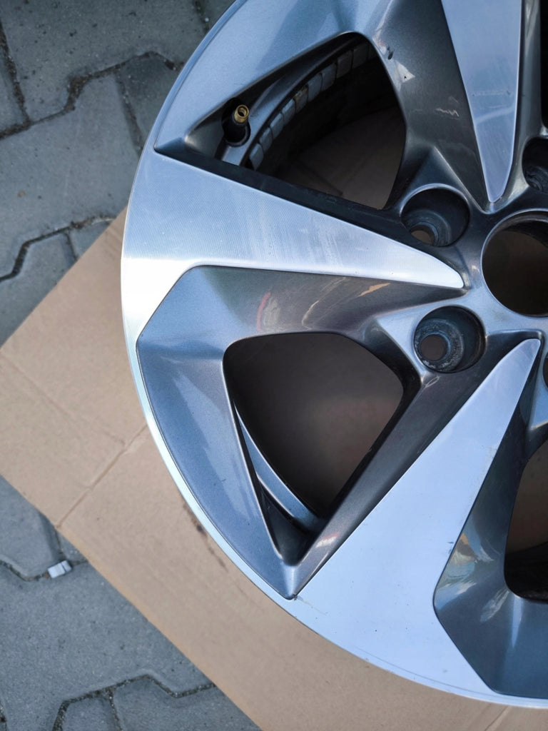 1x Alufelge 16 Zoll 6.5" 5x114.3 40ET Glanz 87169090 Nissan Qashqai Ii Rim Wheel FEL9671643804wy