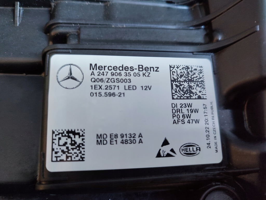 Frontscheinwerfer Mercedes-Benz W247 A2479063505KZ LED Links Headlight SCH6384995611pf